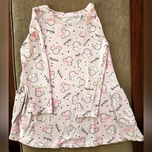 Girls Disney light pink minnie mouse dress size 3T